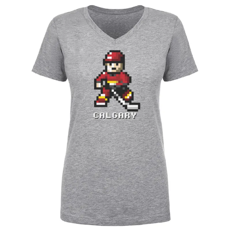 Calgary Hockey 8-bit WHT sold by 500 Level