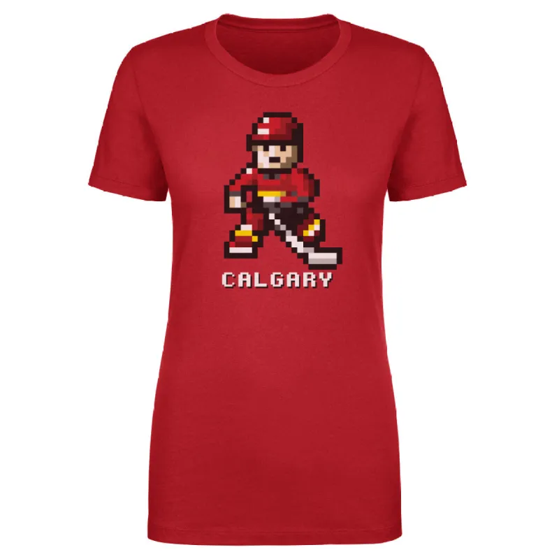Calgary Hockey 8-bit WHT sold by 500 Level
