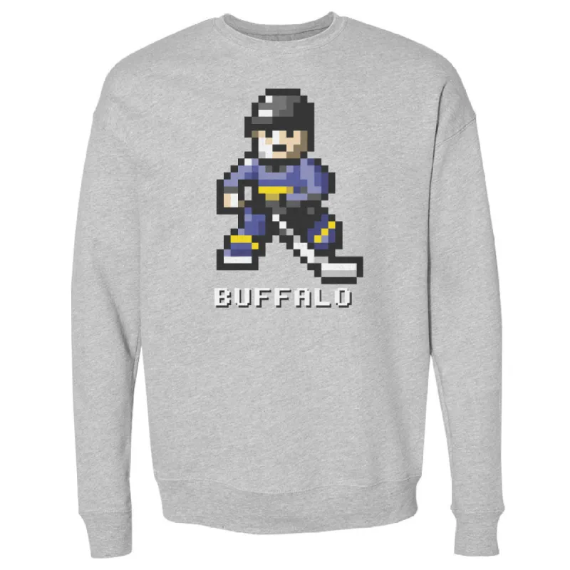 Buffalo Hockey 8-bit WHT sold by 500 Level