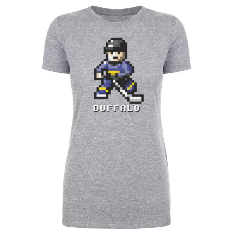 Buffalo Hockey 8-bit WHT sold by 500 Level