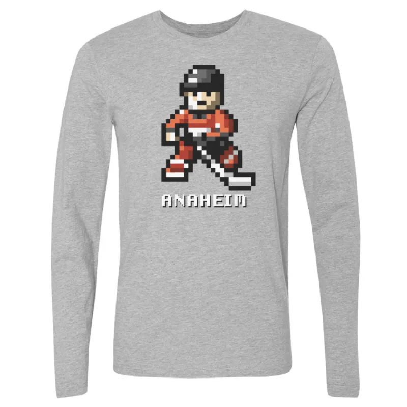 Anaheim Hockey 8-bit WHT sold by 500 Level