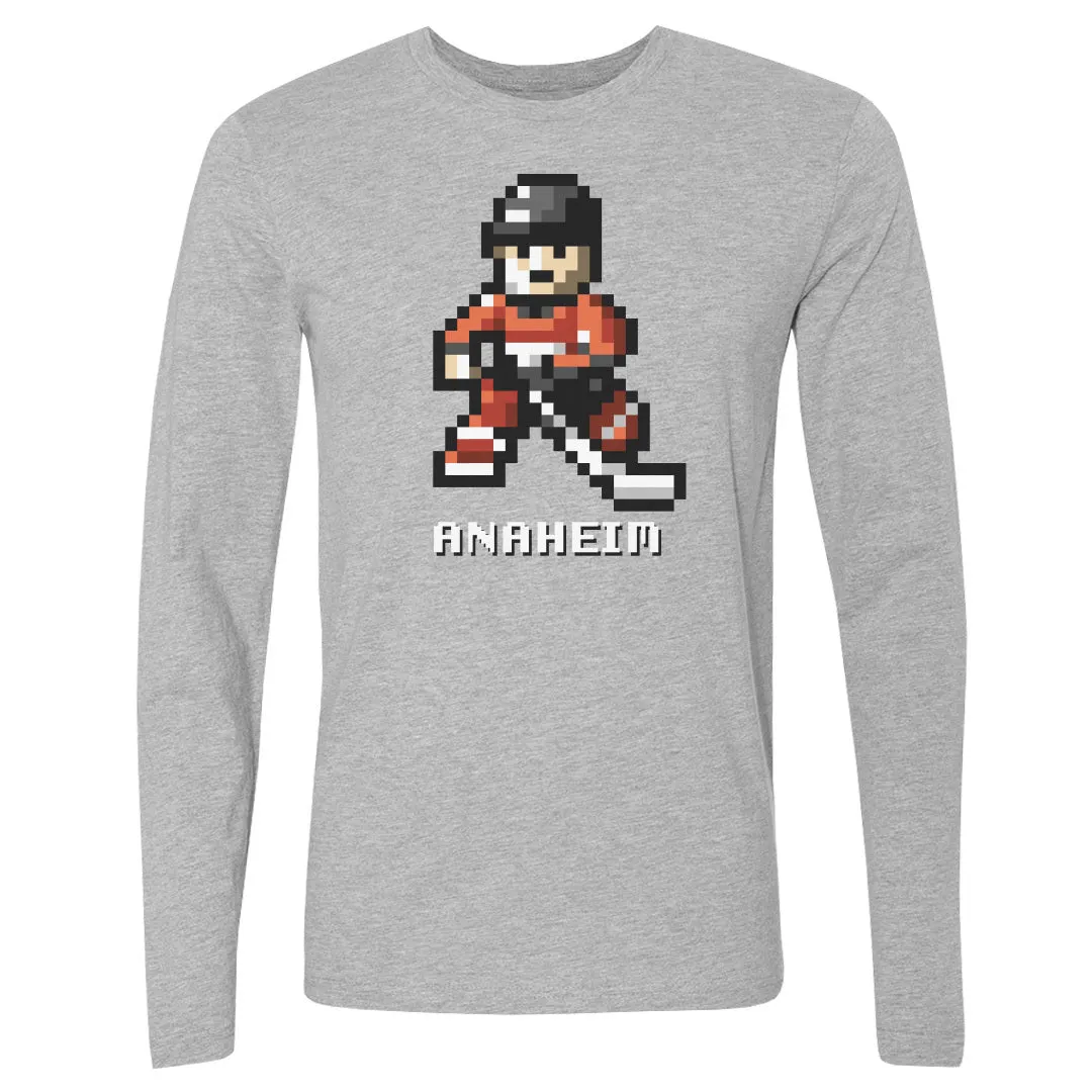 Anaheim Hockey 8-bit WHT sold by 500 Level