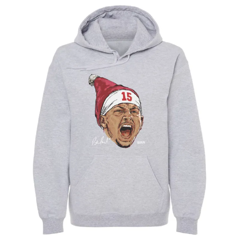 Patrick Mahomes Kansas City Portrait Santa Hat WHT sold by 500 Level