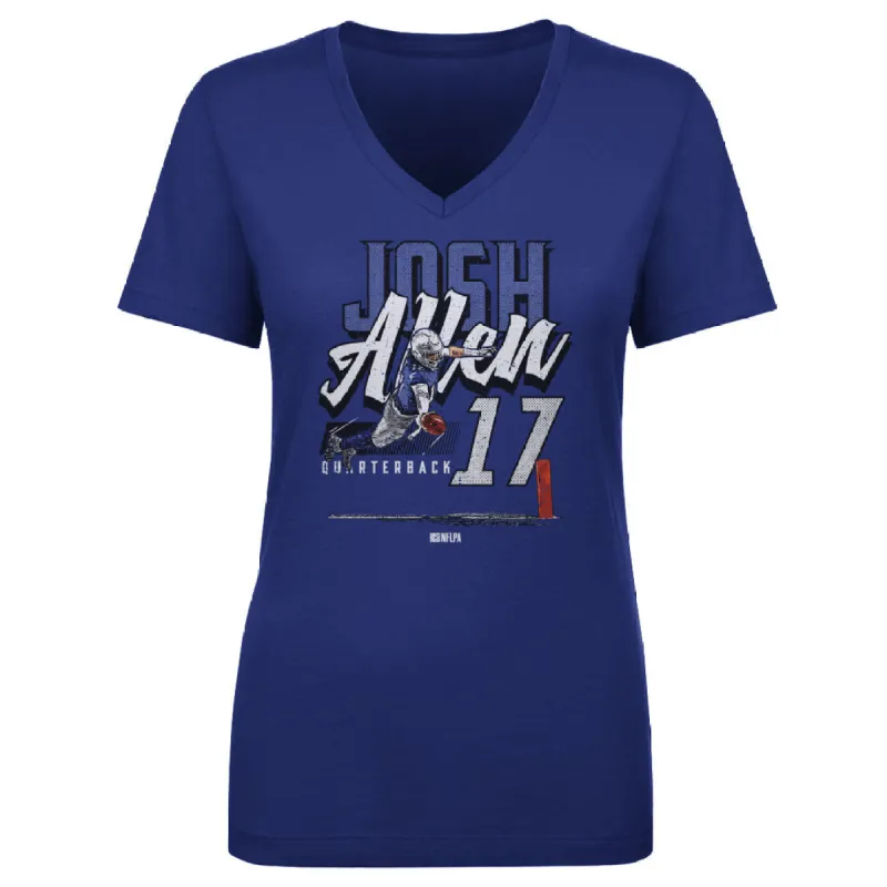 Josh Allen Buffalo Touchdown Dive WHT sold by 500 Level