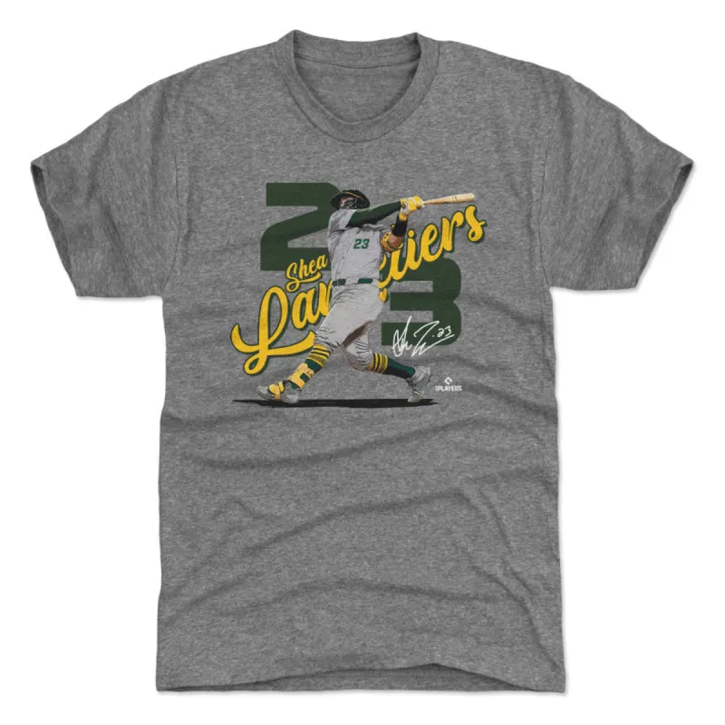 Shea Langeliers Oakland Player Number WHT sold by 500 Level