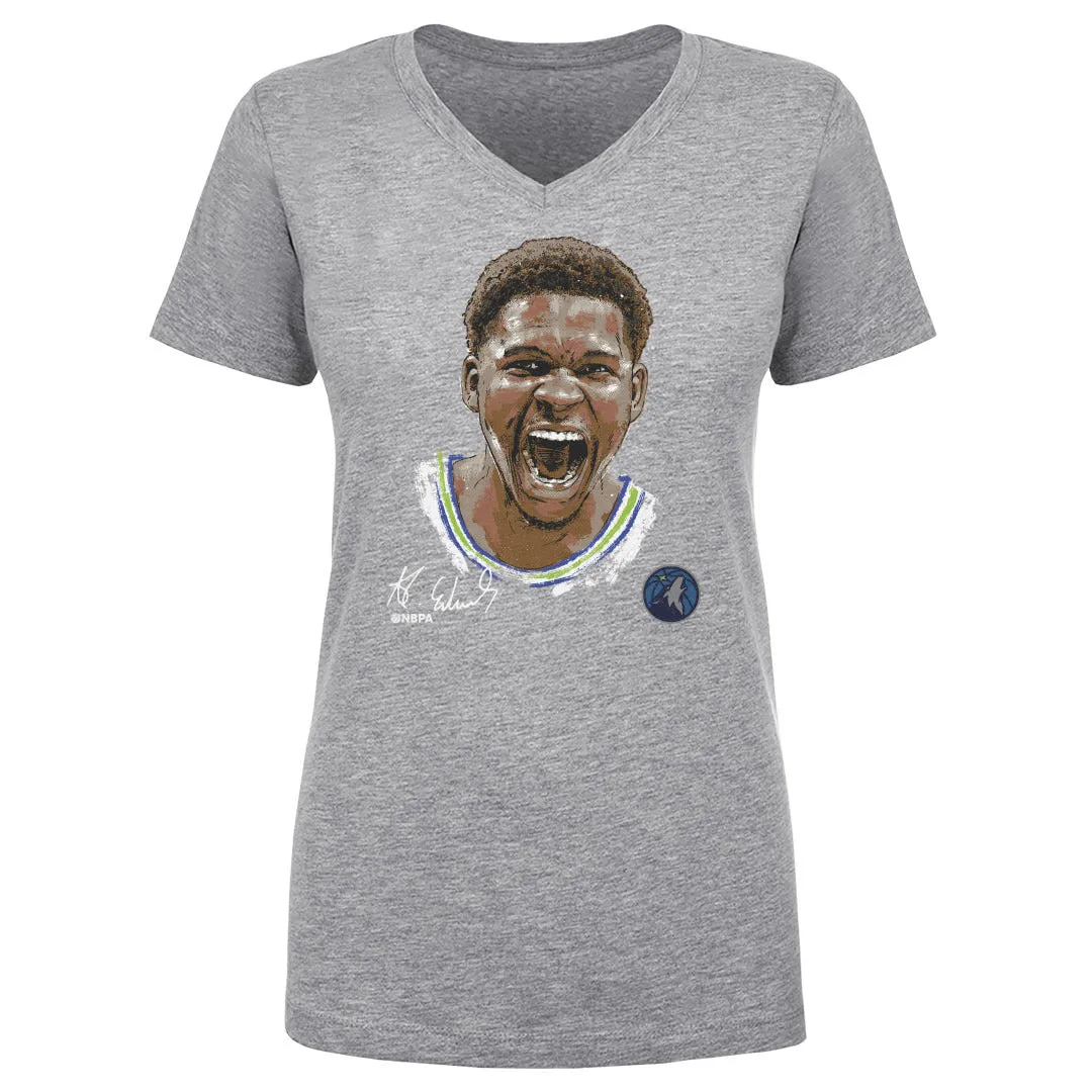 Anthony Edwards Minnesota Timberwolves Portrait WHT sold by 500 Level