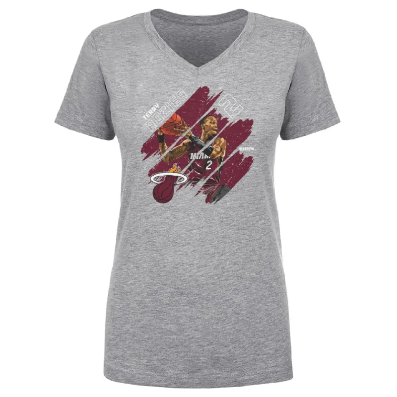 Terry Rozier Miami Heat Stripes WHT sold by 500 Level