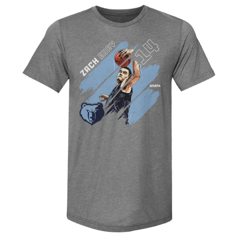 Zach Edey Memphis Grizzlies Stripes WHT sold by 500 Level
