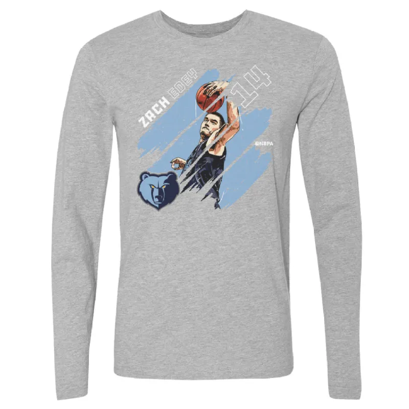 Zach Edey Memphis Grizzlies Stripes WHT sold by 500 Level