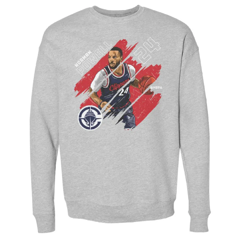 Norman Powell Los Angeles Clippers Stripes WHT sold by 500 Level