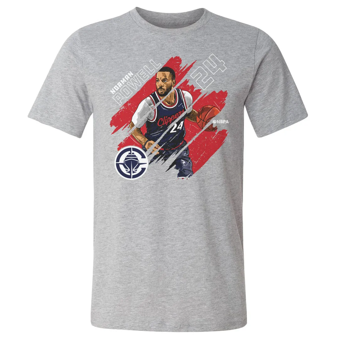 Norman Powell Los Angeles Clippers Stripes WHT sold by 500 Level