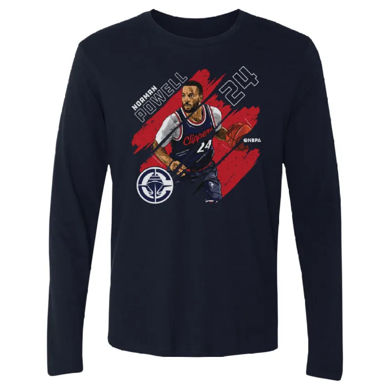 Norman Powell Los Angeles Clippers Stripes WHT sold by 500 Level