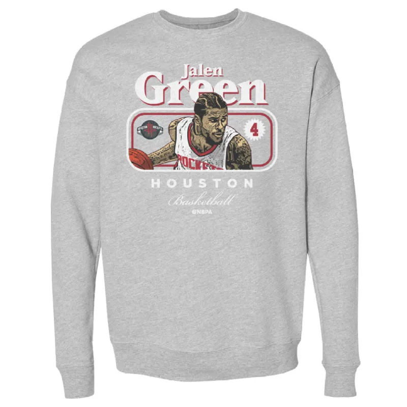 Jalen Green Houston Rockets Cover WHT sold by 500 Level