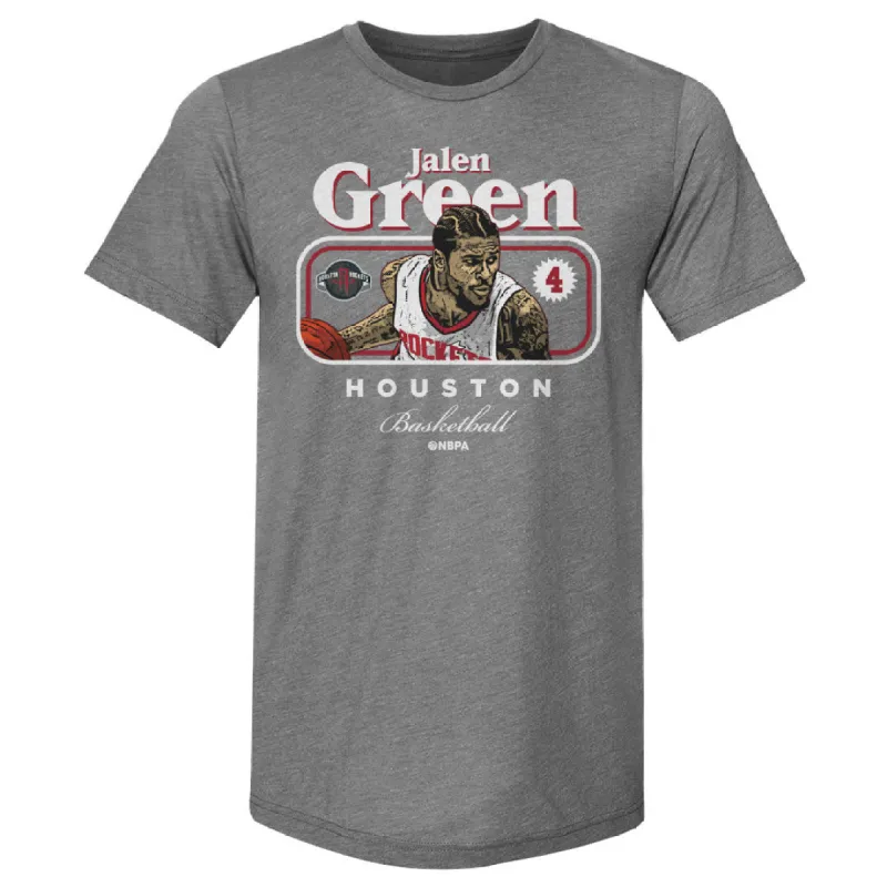 Jalen Green Houston Rockets Cover WHT sold by 500 Level