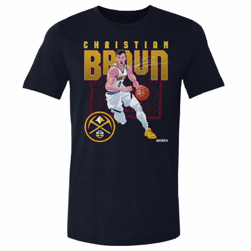 Christian Braun Denver Nuggets Shattered WHT sold by 500 Level