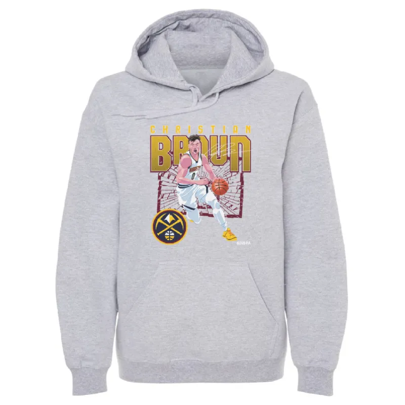 Christian Braun Denver Nuggets Shattered WHT sold by 500 Level