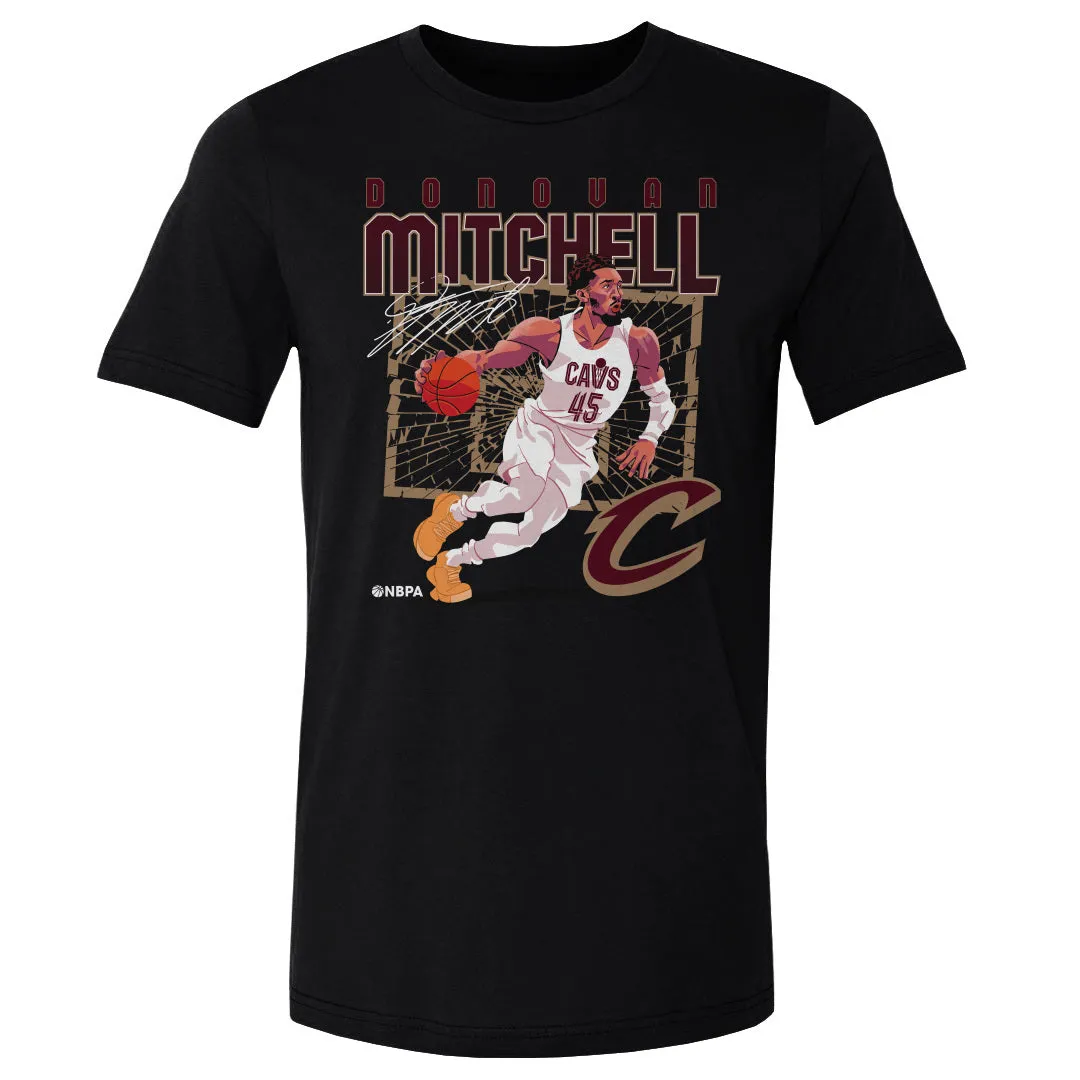 Donovan Mitchell Cleveland Cavaliers Shattered WHT sold by 500 Level