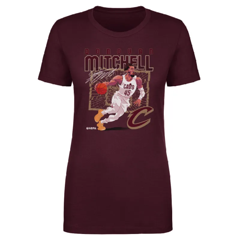 Donovan Mitchell Cleveland Cavaliers Shattered WHT sold by 500 Level