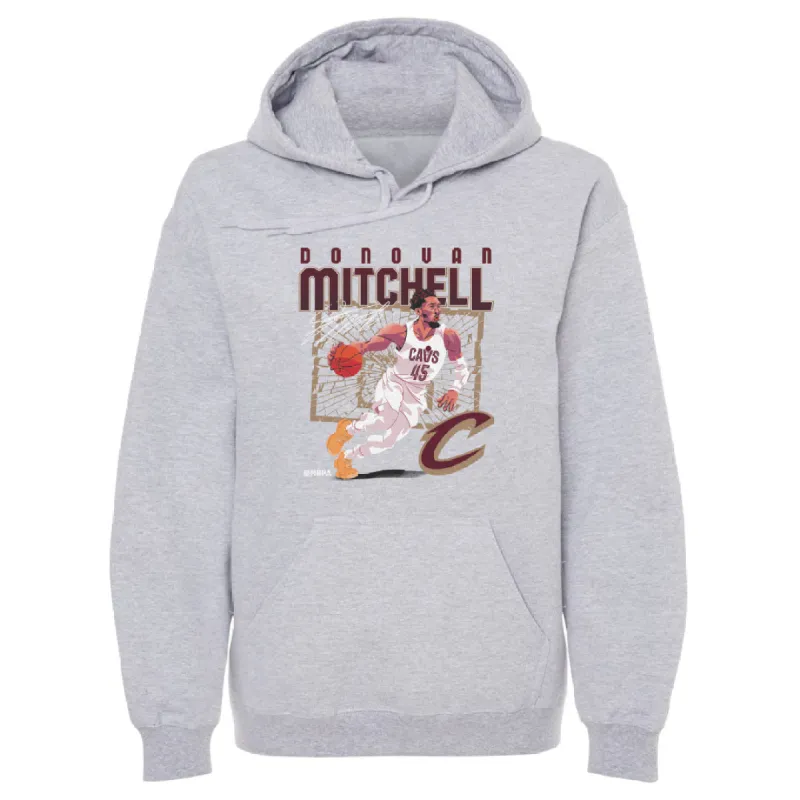 Donovan Mitchell Cleveland Cavaliers Shattered WHT sold by 500 Level