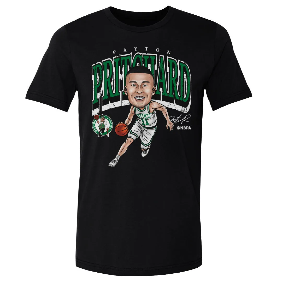 Payton Pritchard Boston Celtics Cartoon WHT sold by 500 Level