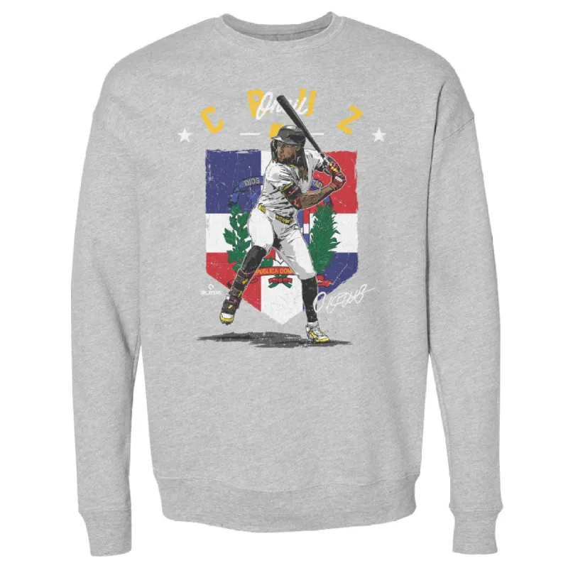 Oneil Cruz Pittsburgh Country Flag WHT sold by 500 Level