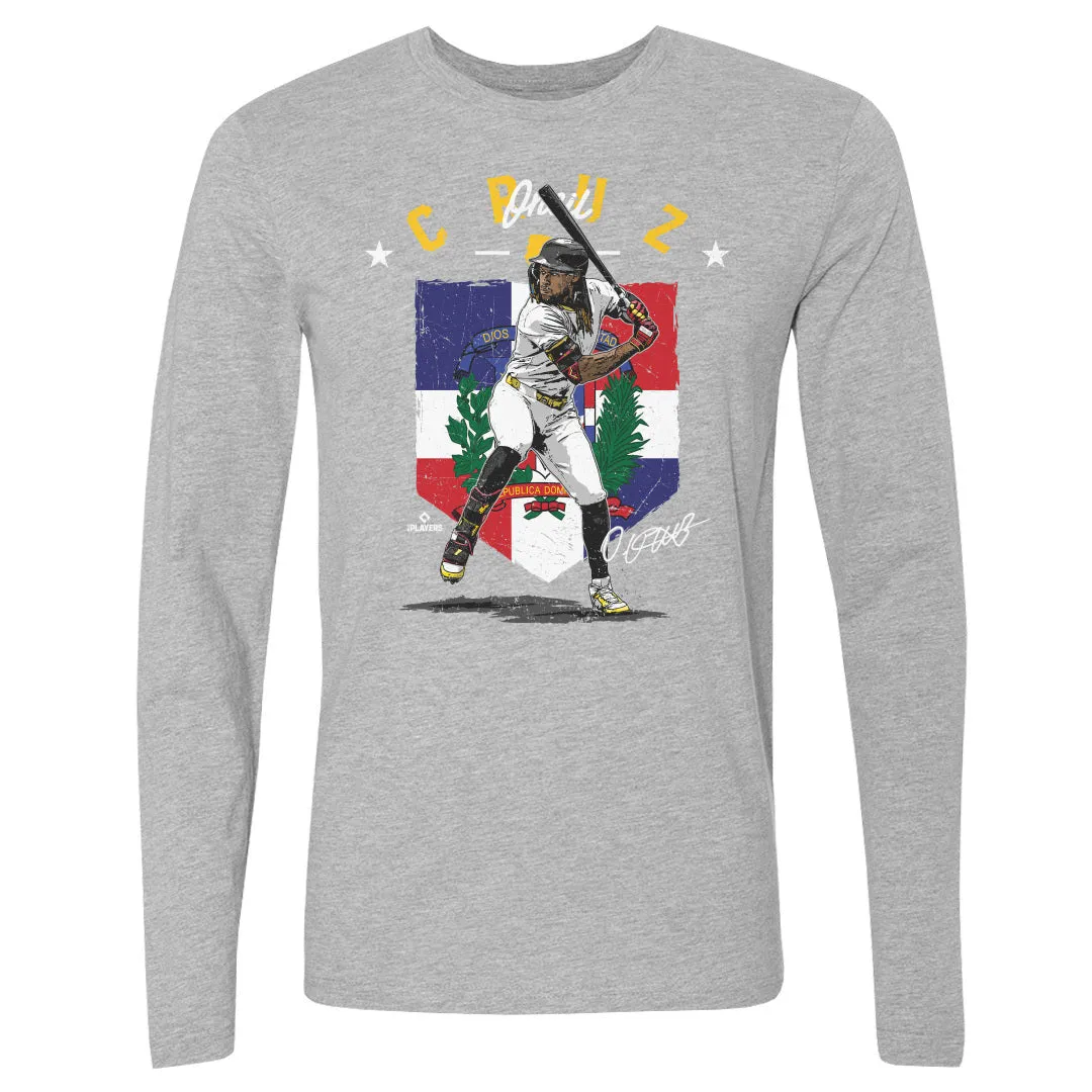 Oneil Cruz Pittsburgh Country Flag WHT sold by 500 Level