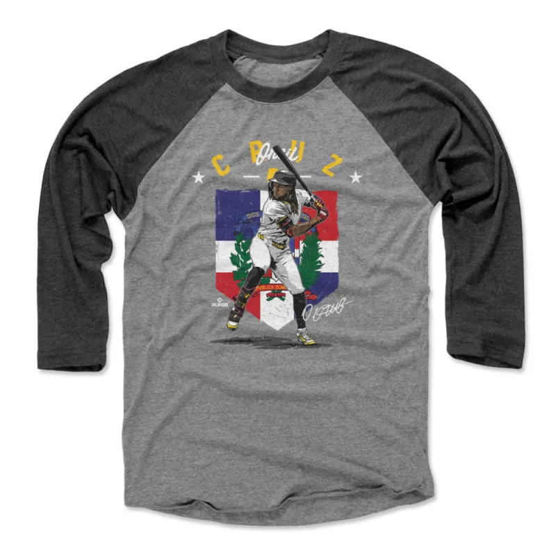 Oneil Cruz Pittsburgh Country Flag WHT sold by 500 Level