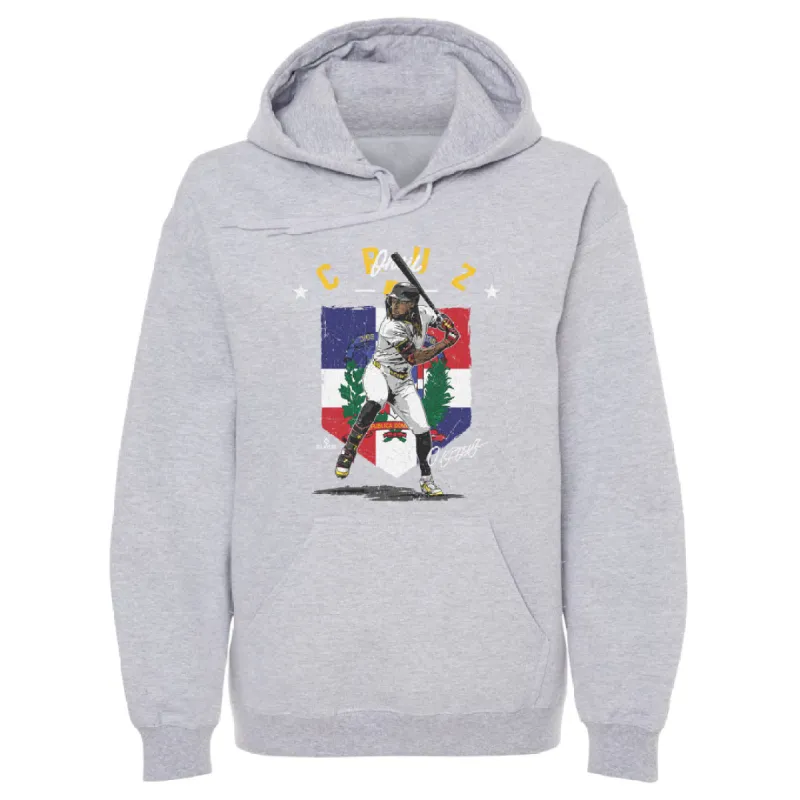 Oneil Cruz Pittsburgh Country Flag WHT sold by 500 Level