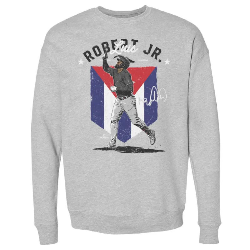 Luis Robert Jr. Chicago W Country Flag WHT sold by 500 Level