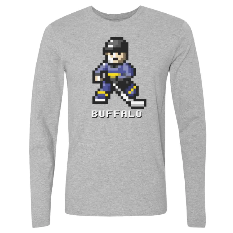 Buffalo Hockey 8-bit WHT sold by 500 Level