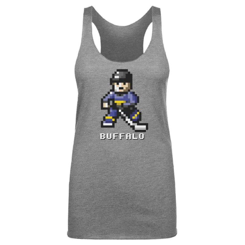 Buffalo Hockey 8-bit WHT sold by 500 Level