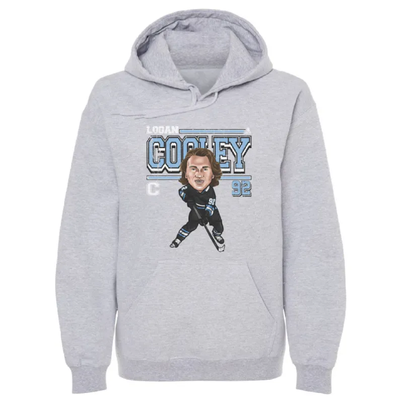 Logan Cooley Utah Cartoon WHT sold by 500 Level