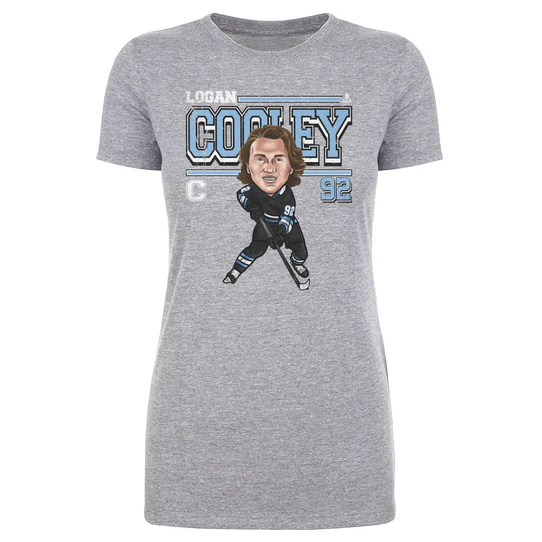 Logan Cooley Utah Cartoon WHT sold by 500 Level product image thumbnail 2