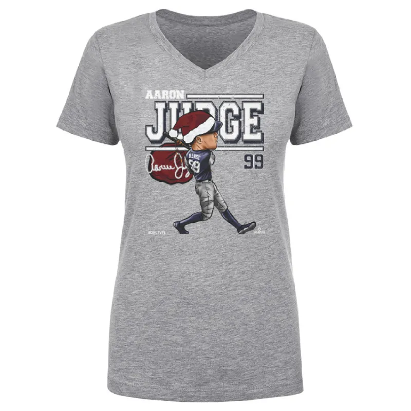 Aaron Judge New York Y Cartoon Santa Hat WHT sold by 500 Level