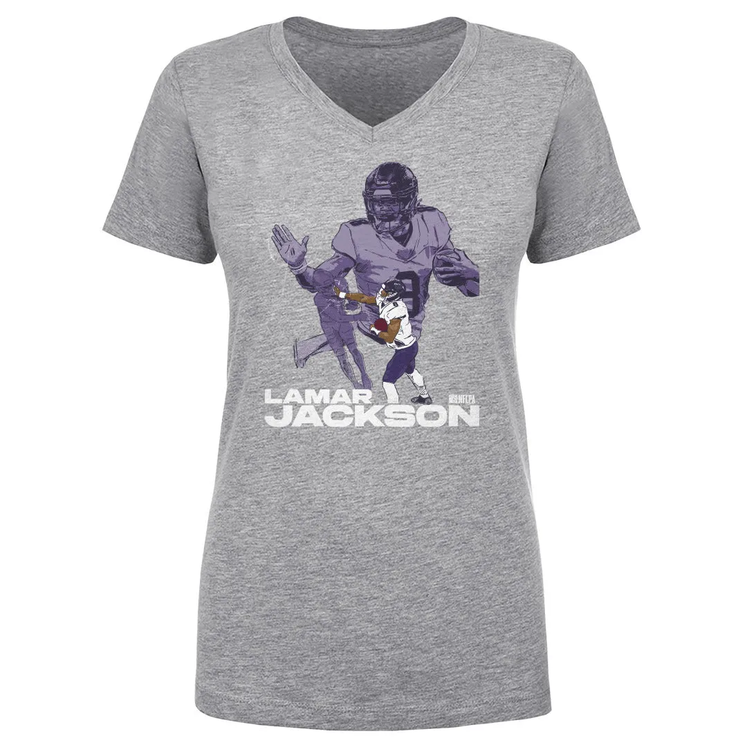 Lamar Jackson Baltimore Stiff Arm WHT sold by 500 Level product image thumbnail 2