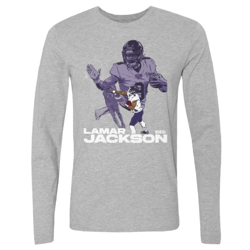 Lamar Jackson Baltimore Stiff Arm WHT sold by 500 Level