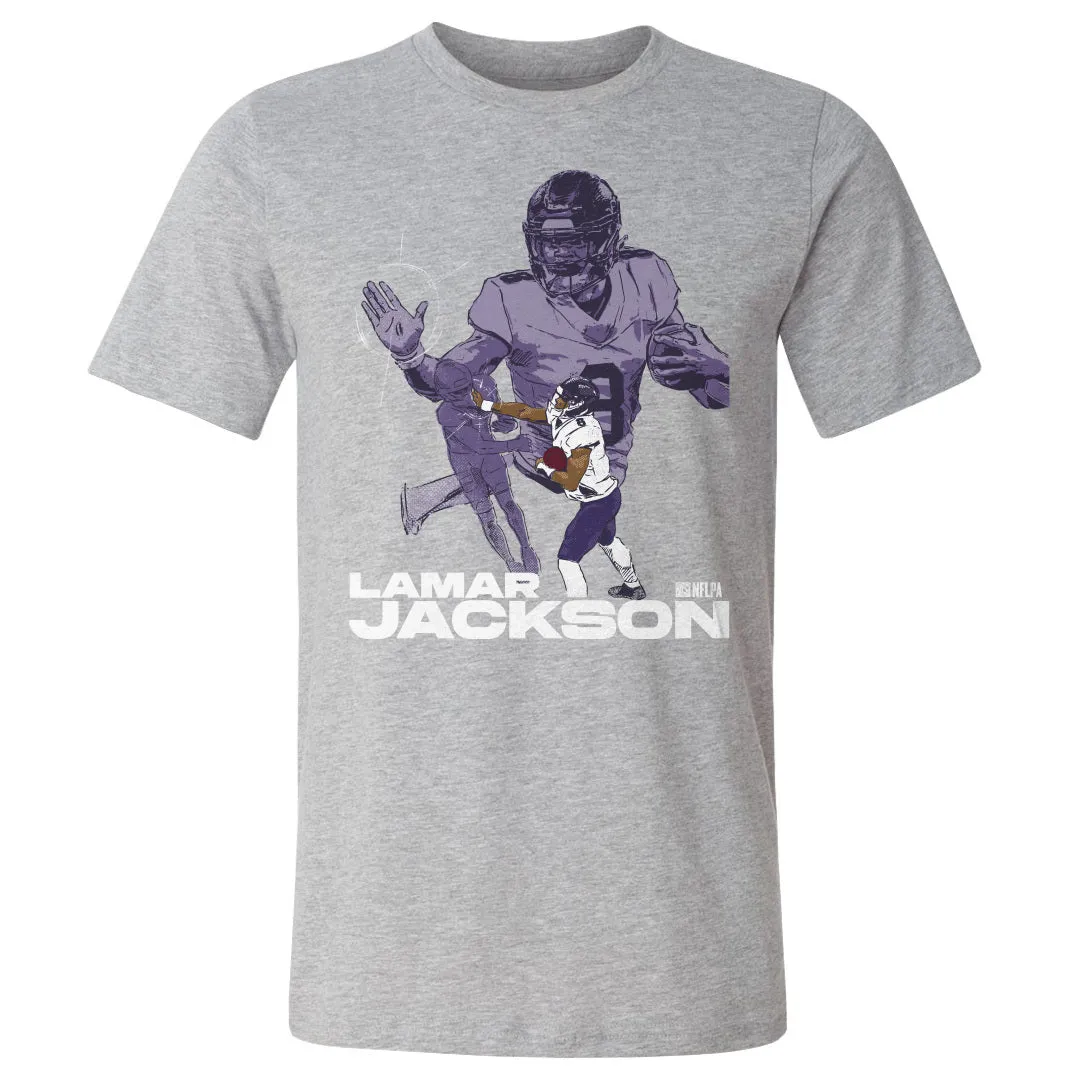 Lamar Jackson Baltimore Stiff Arm WHT sold by 500 Level product image thumbnail 2