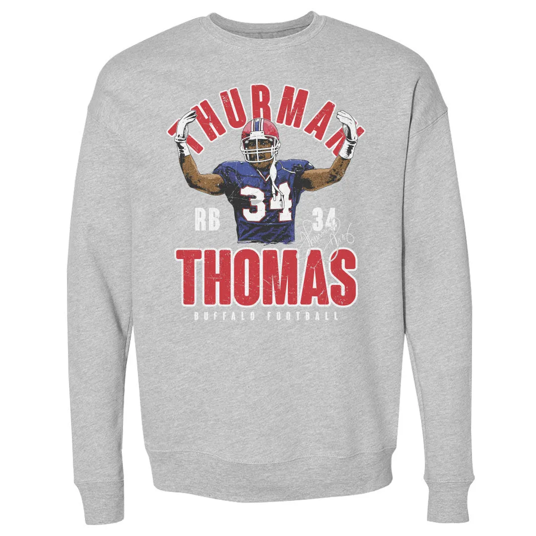 Thurman Thomas Buffalo Player Name WHT sold by 500 Level