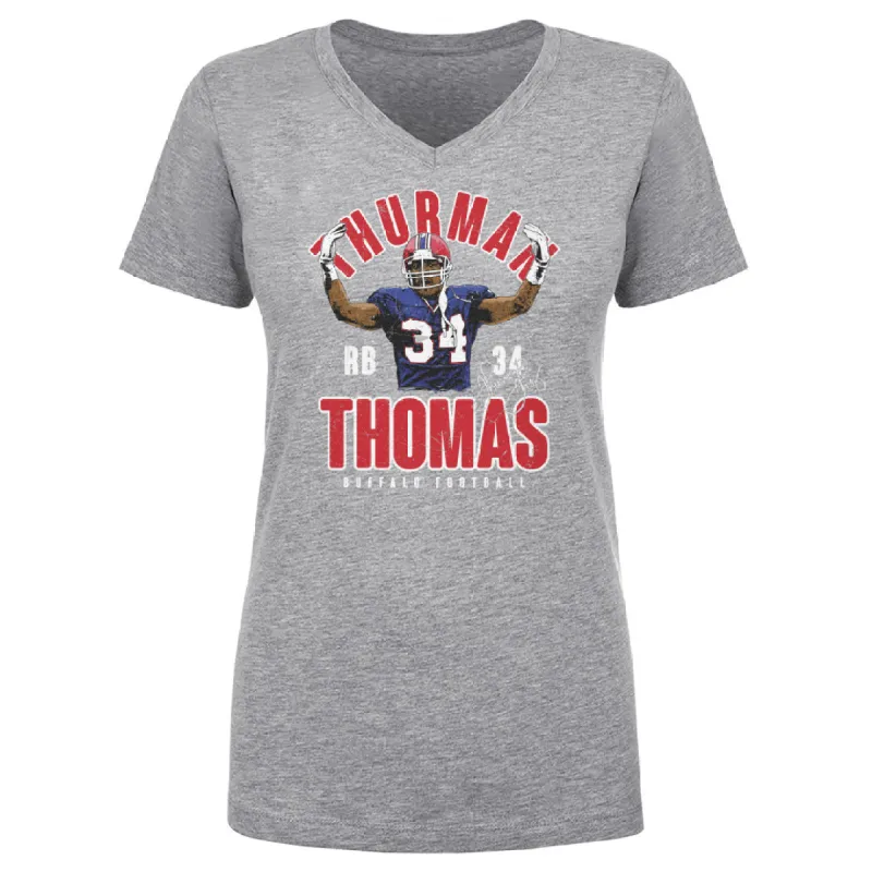 Thurman Thomas Buffalo Player Name WHT sold by 500 Level