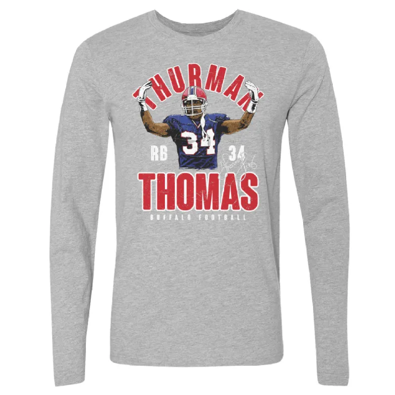 Thurman Thomas Buffalo Player Name WHT sold by 500 Level