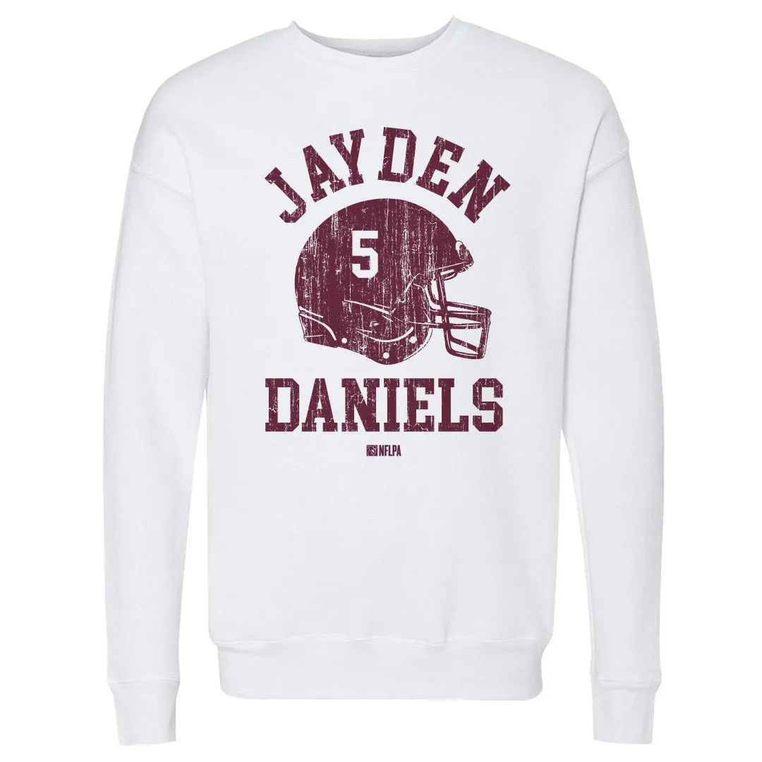 Jayden Daniels Washington Helmet Font sold by 500 Level