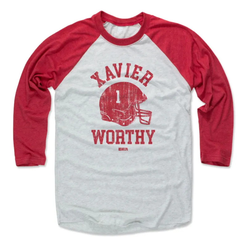 Xavier Worthy Kansas City Helmet Font sold by 500 Level