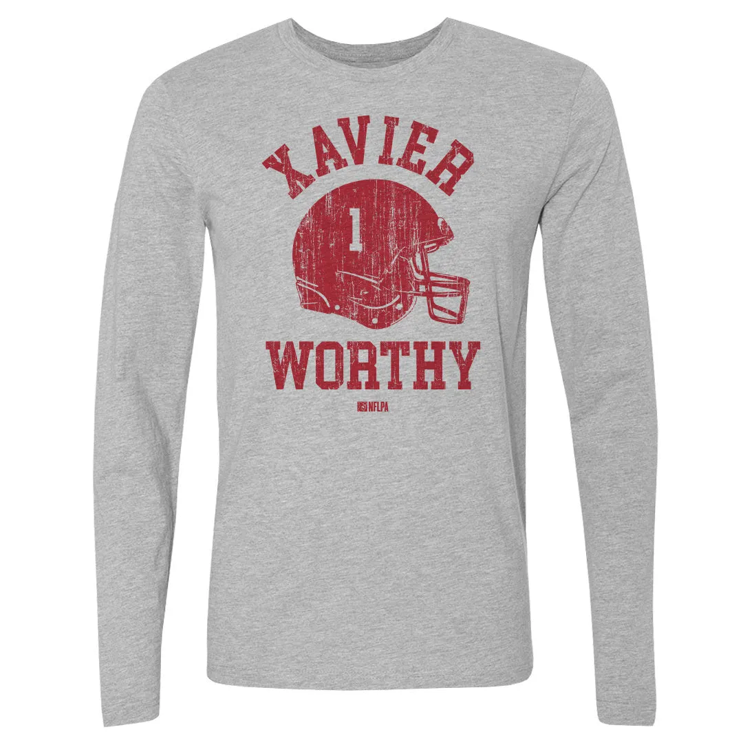 Xavier Worthy Kansas City Helmet Font sold by 500 Level product image thumbnail 2