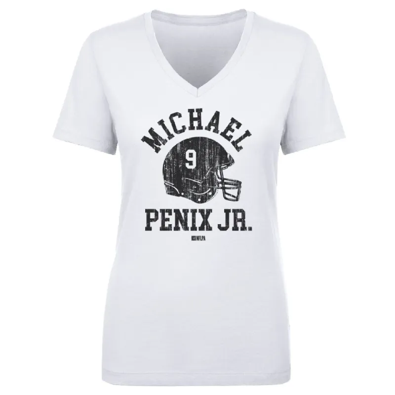 Michael Penix Jr. Atlanta Helmet Font sold by 500 Level