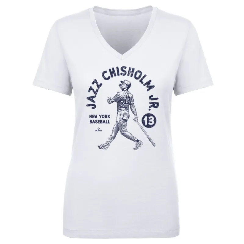 Jazz Chisholm Jr. New York Y Stamp WHT sold by 500 Level