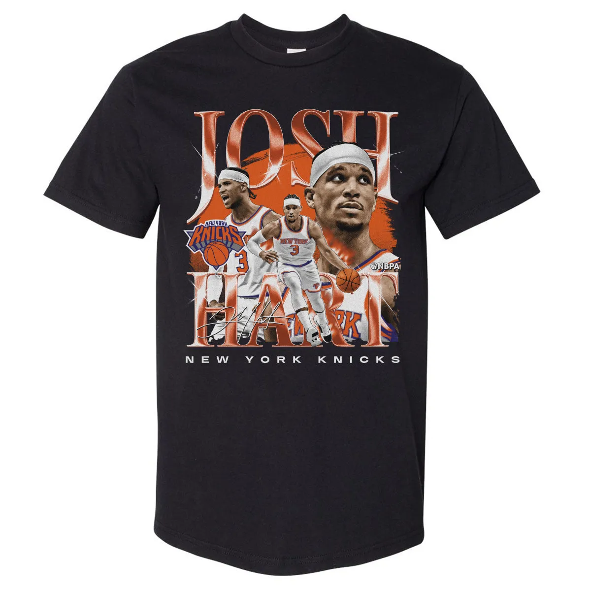 Josh Hart New York Knicks Vintage WHT sold by 500 Level