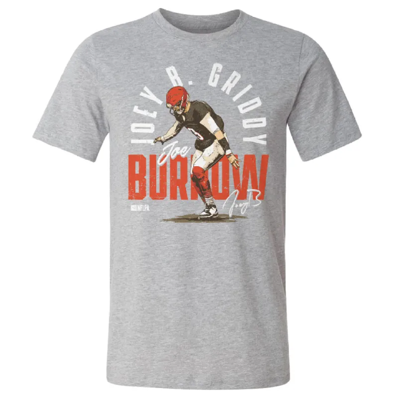 Joe Burrow Cincinnati Griddy Celly WHT sold by 500 Level