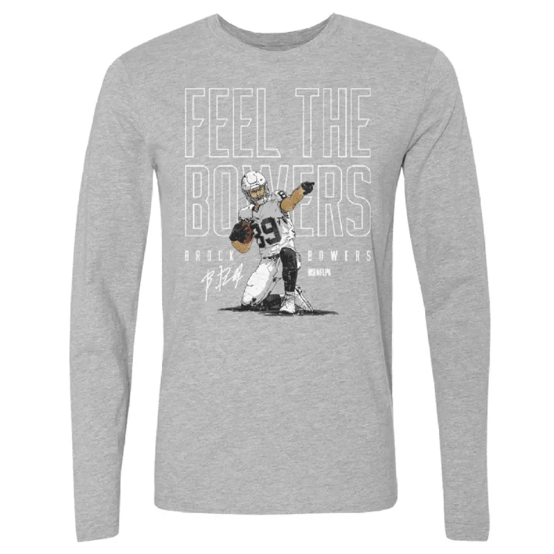 Brock Bowers Las Vegas Feel The Bowers WHT sold by 500 Level