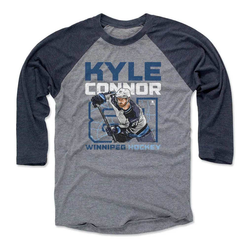 Kyle Connor Winnipeg Player Name WHT sold by 500 Level