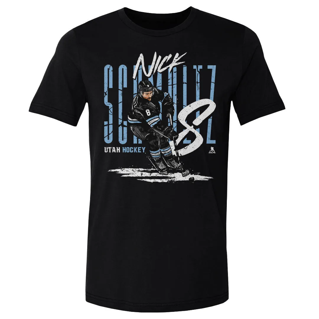 Nick Schmaltz Utah Player Name WHT sold by 500 Level